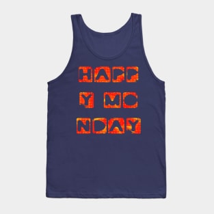 Monday Motivation days of the week typography Tank Top